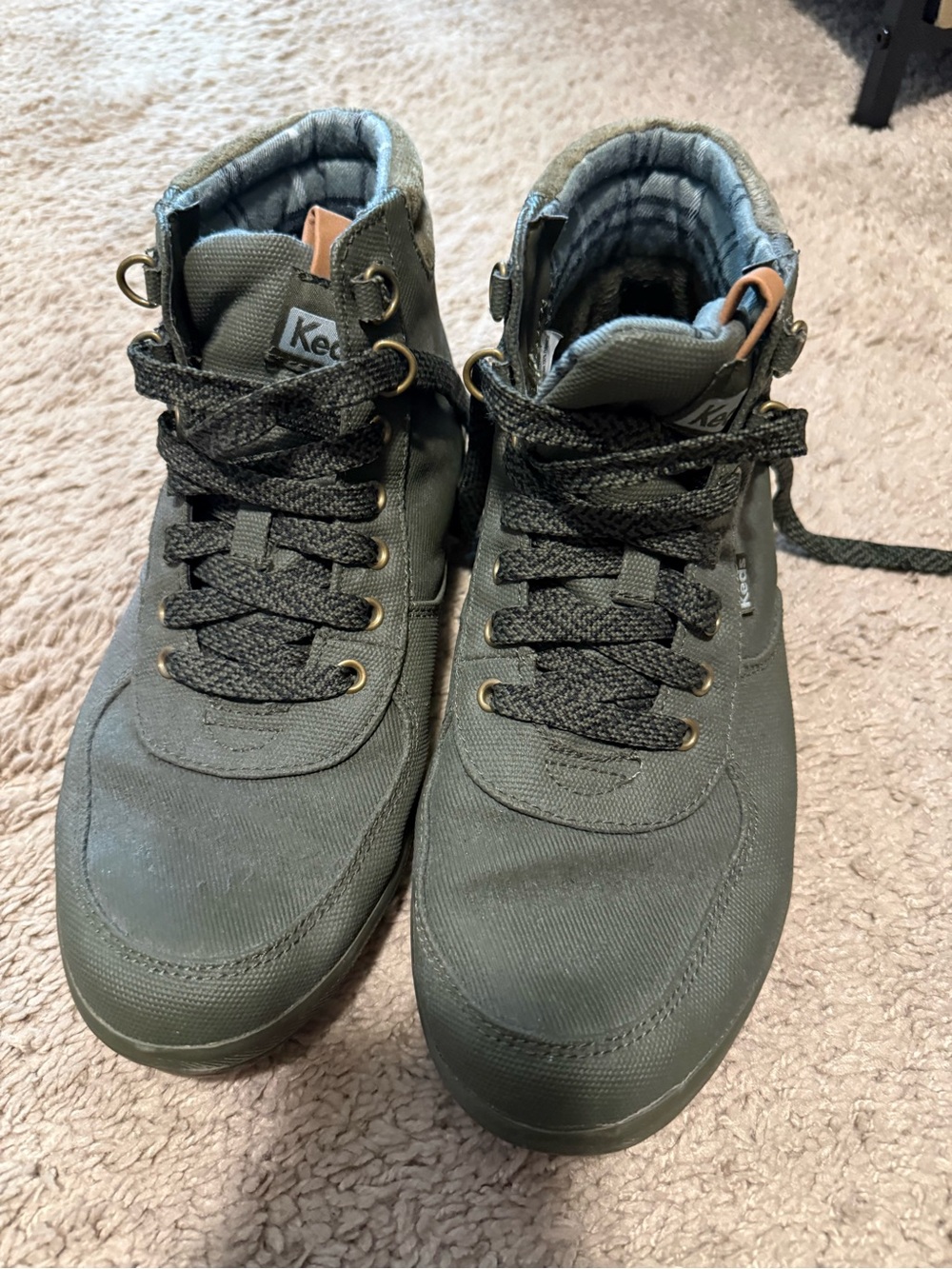 Keds Scout Olive Green High-Top Rain Boots